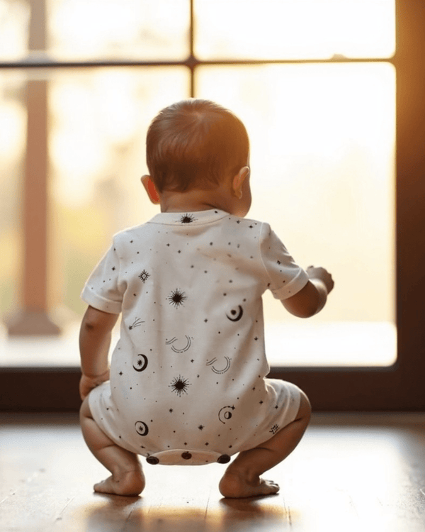 Baby Romper - Celestial | 100% Organic - Finn + Emma