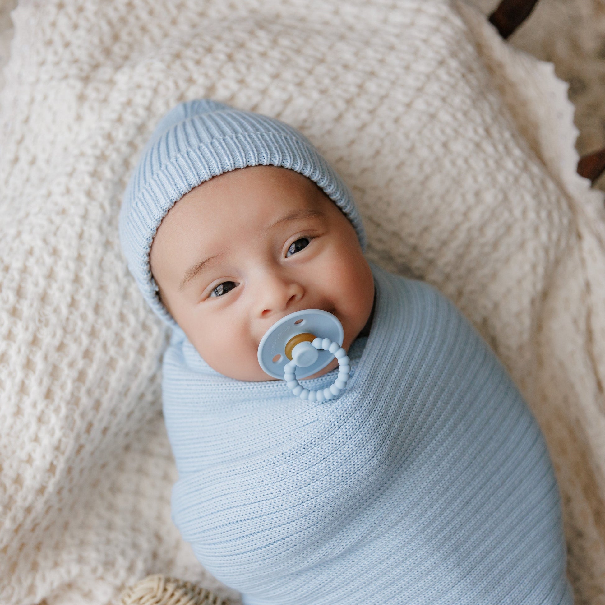 Baby Luladream Pacifier and Clip Sets Bleu La La