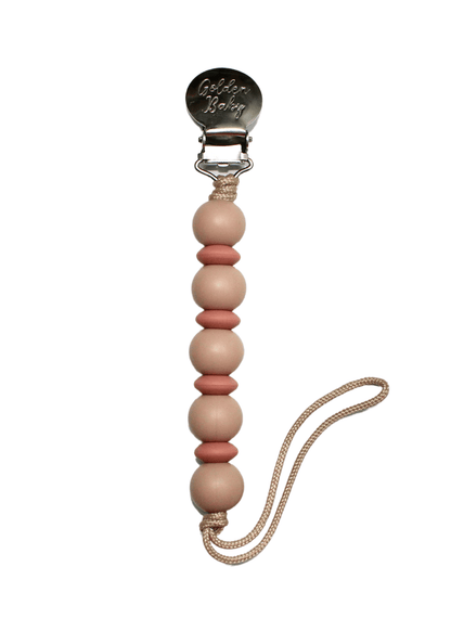 Baby Lauren Clip // Desert Tan & Dusty Rose Golden Baby