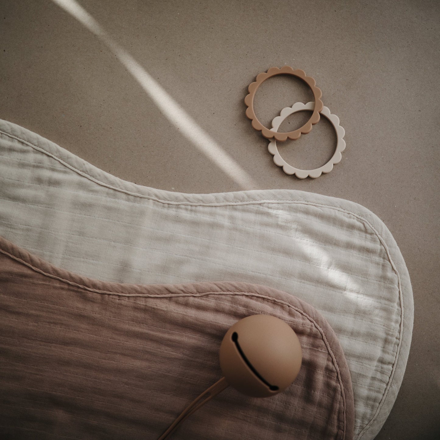 Baby Organic Cotton Muslin Burp Cloth 2-Pack Mushie