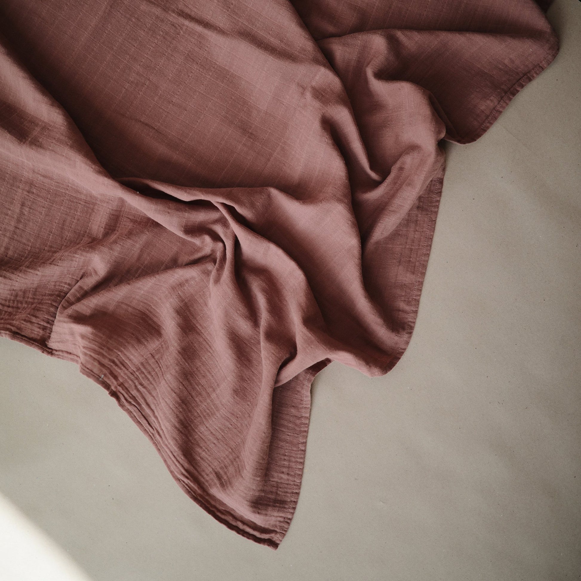 Baby Organic Cotton Muslin Swaddle Blanket Mushie