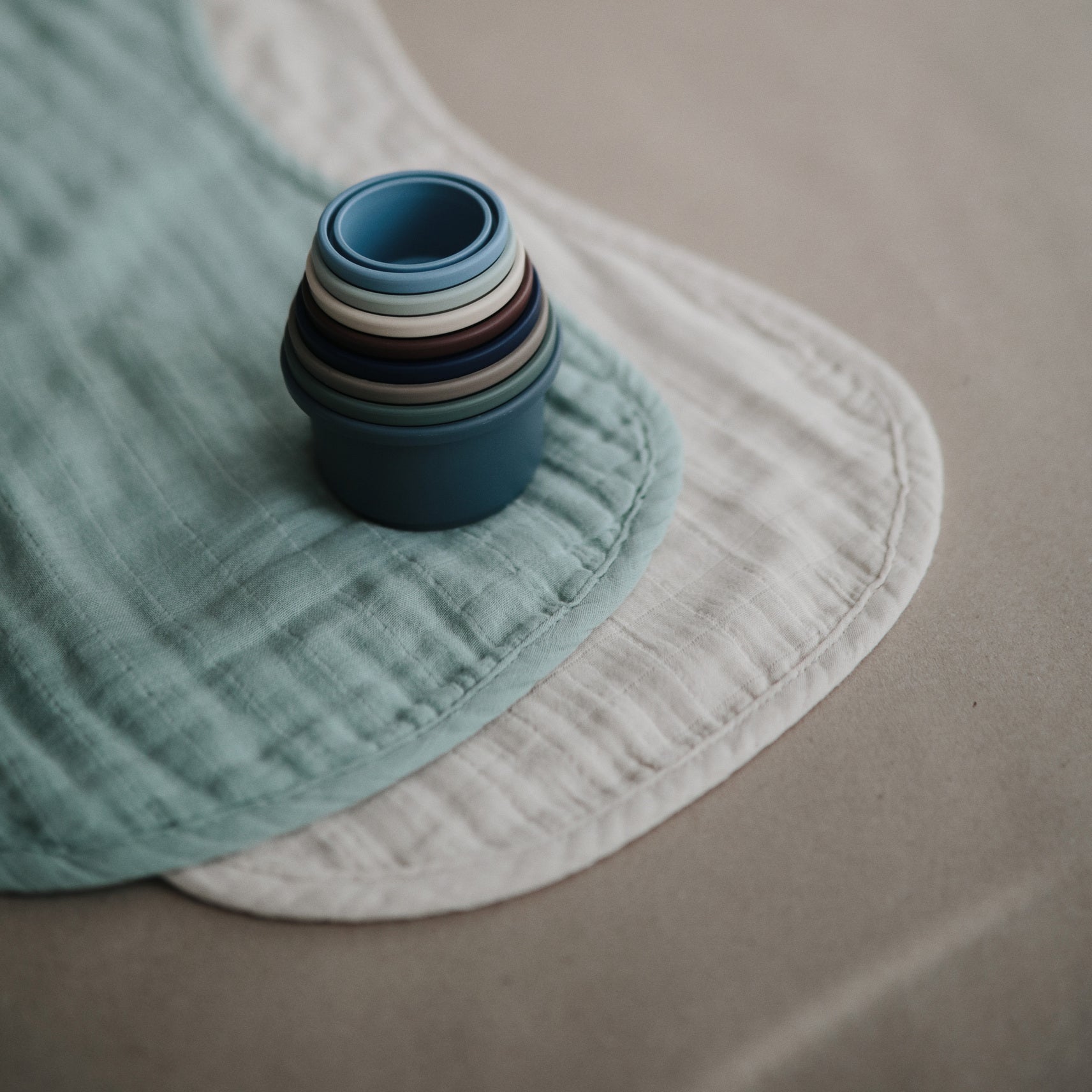 Baby Organic Cotton Muslin Burp Cloth 2-Pack Mushie