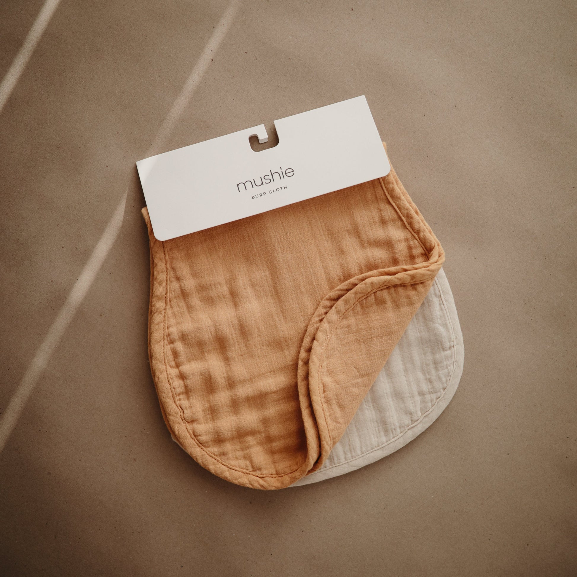 Baby Organic Cotton Muslin Burp Cloth 2-Pack Mushie