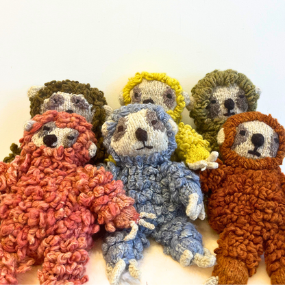 Baby Wool Knit Buddy  | 2 Sloth Gift Set finn + emma