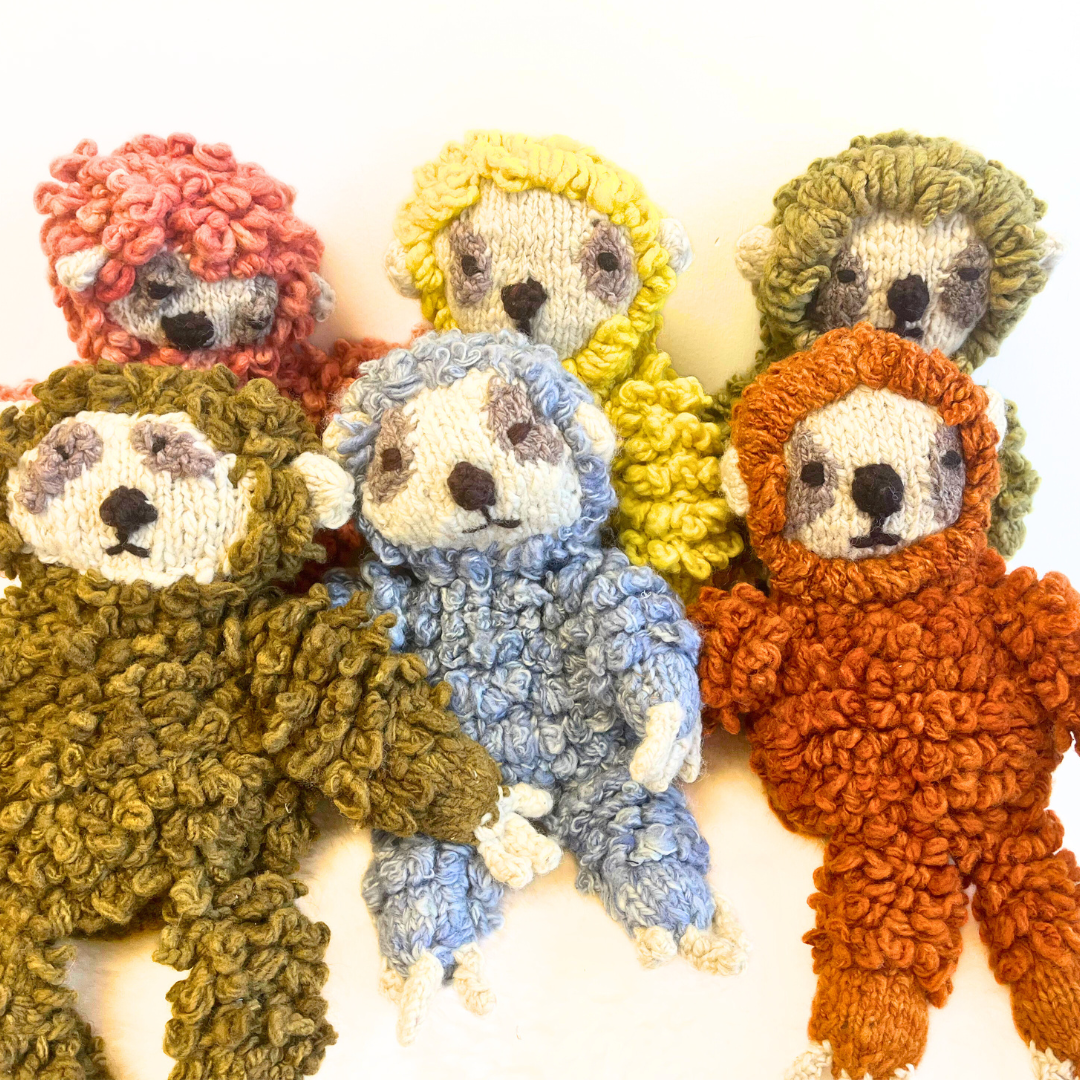 Baby Wool Knit Buddy  | 2 Sloth Gift Set finn + emma