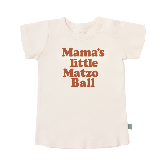 Baby graphic tee | matzo ball finn + emma