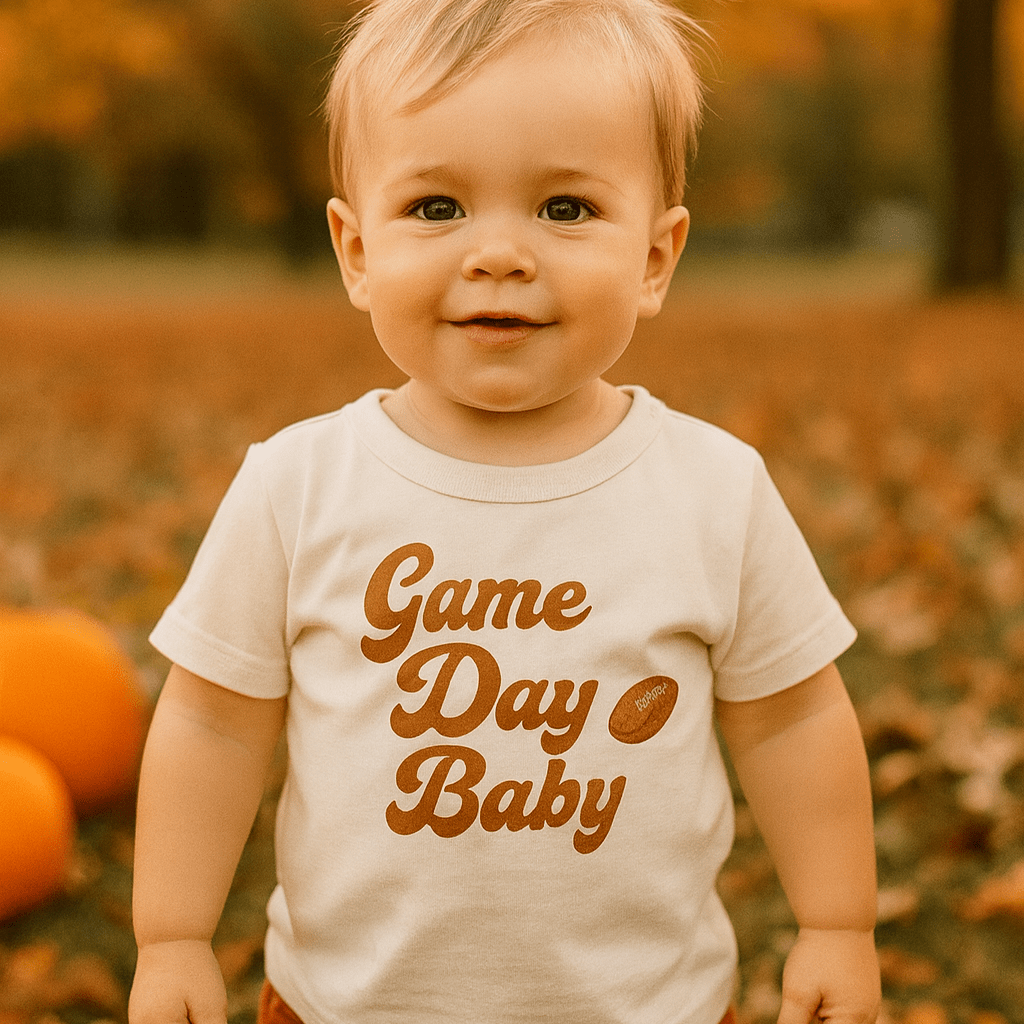 Baby graphic bodysuit | Game Day Baby finn + emma