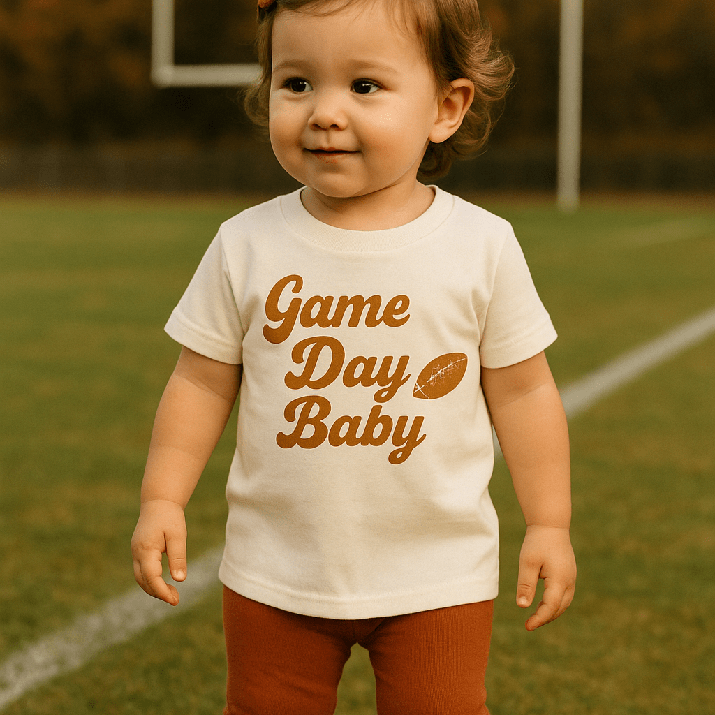 Baby graphic tee | Game Day Baby finn + emma