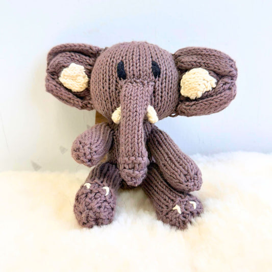 Baby Knit Buddy  | Peanut the elephant finn + emma