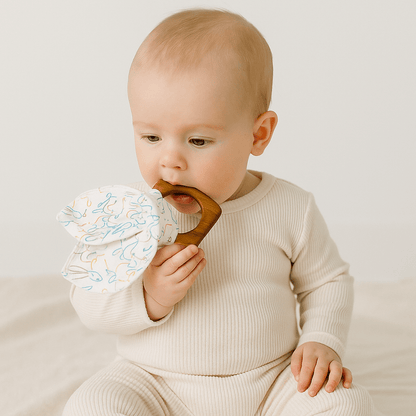 Baby teething ears | bunnies finn + emma
