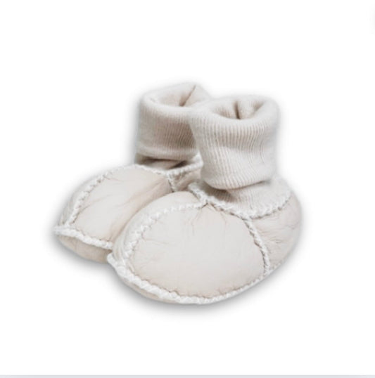 Baby » cozy booties | Cream (100% off) Finn + Emma