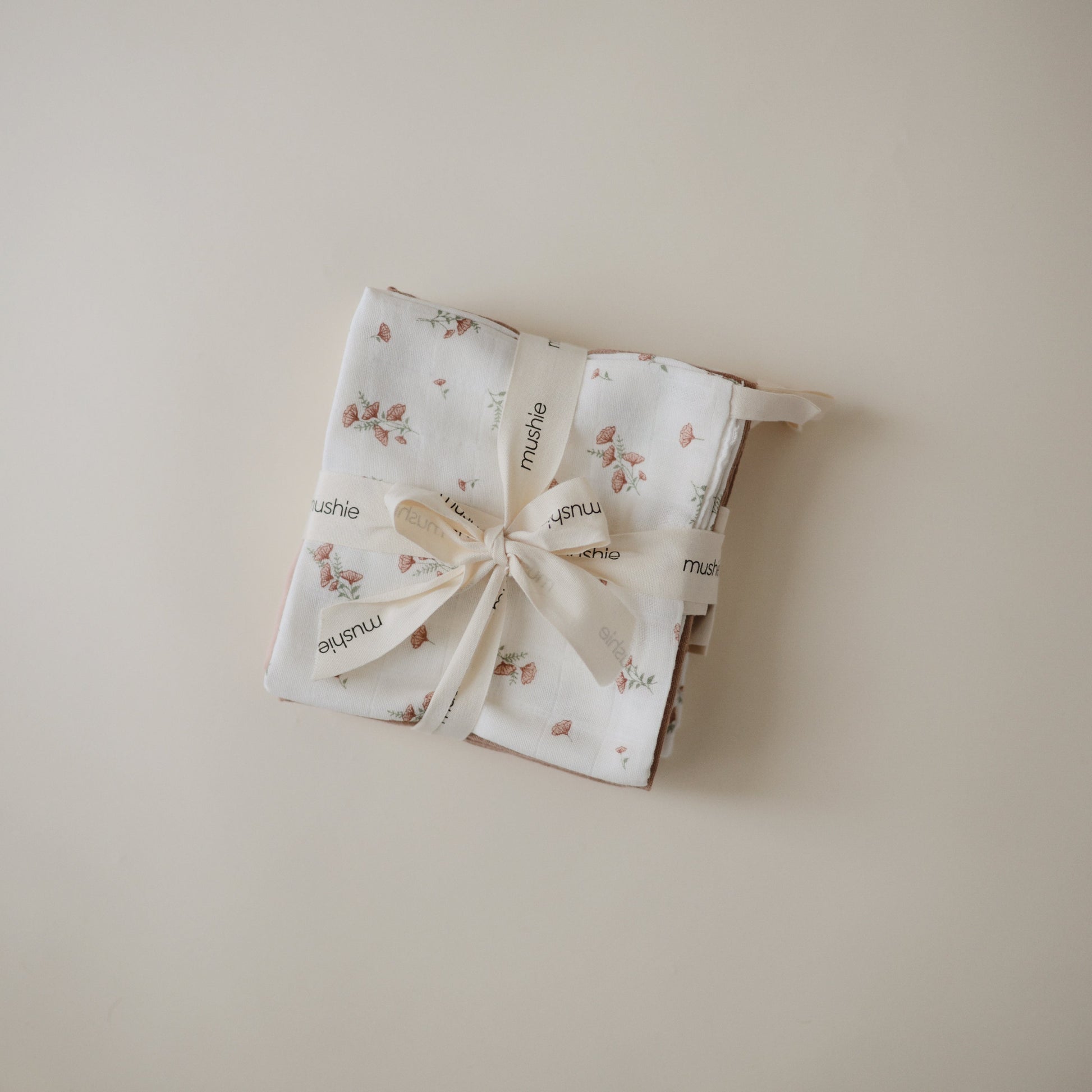 Baby Muslin Cotton Washcloth Mushie