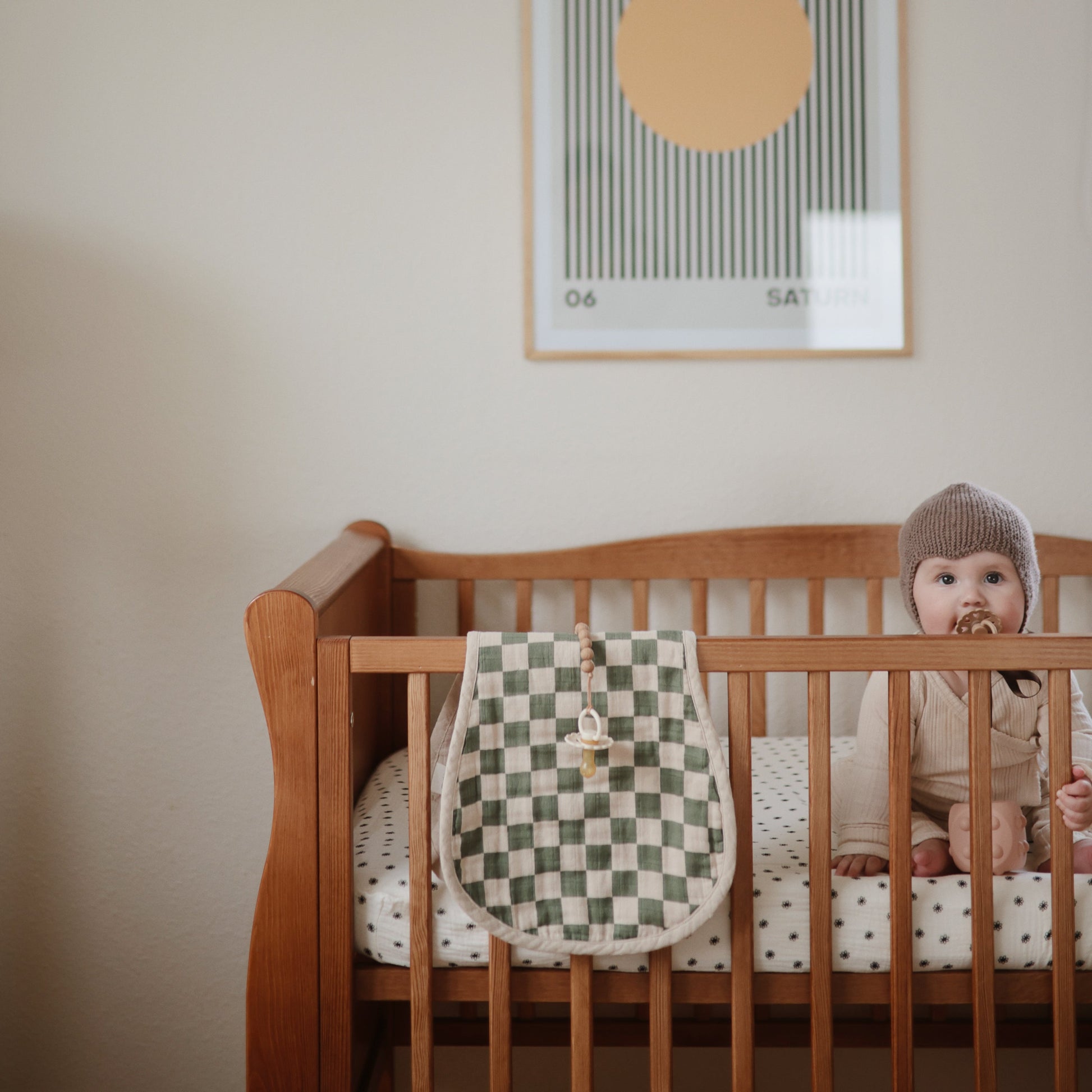 Baby Organic Cotton Muslin Burp Cloth 2-Pack Mushie