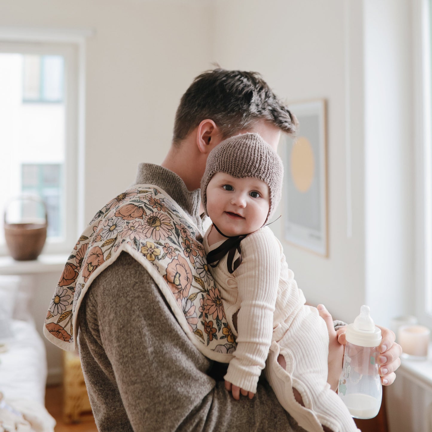 Baby Organic Cotton Muslin Burp Cloth 2-Pack Mushie