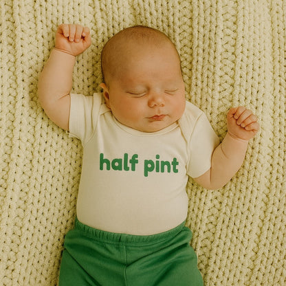 Baby graphic bodysuit | half pint finn + emma