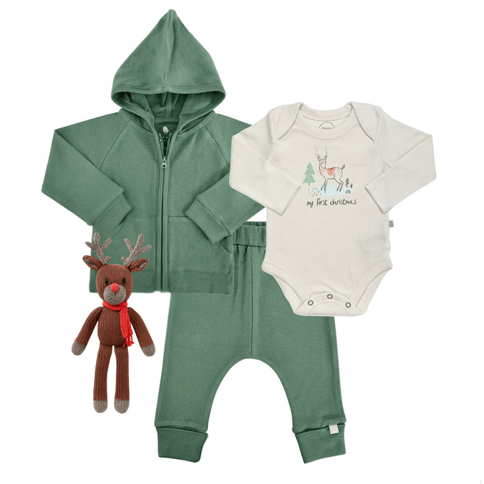 Baby gift set | my first christmas deer 4pc finn + emma