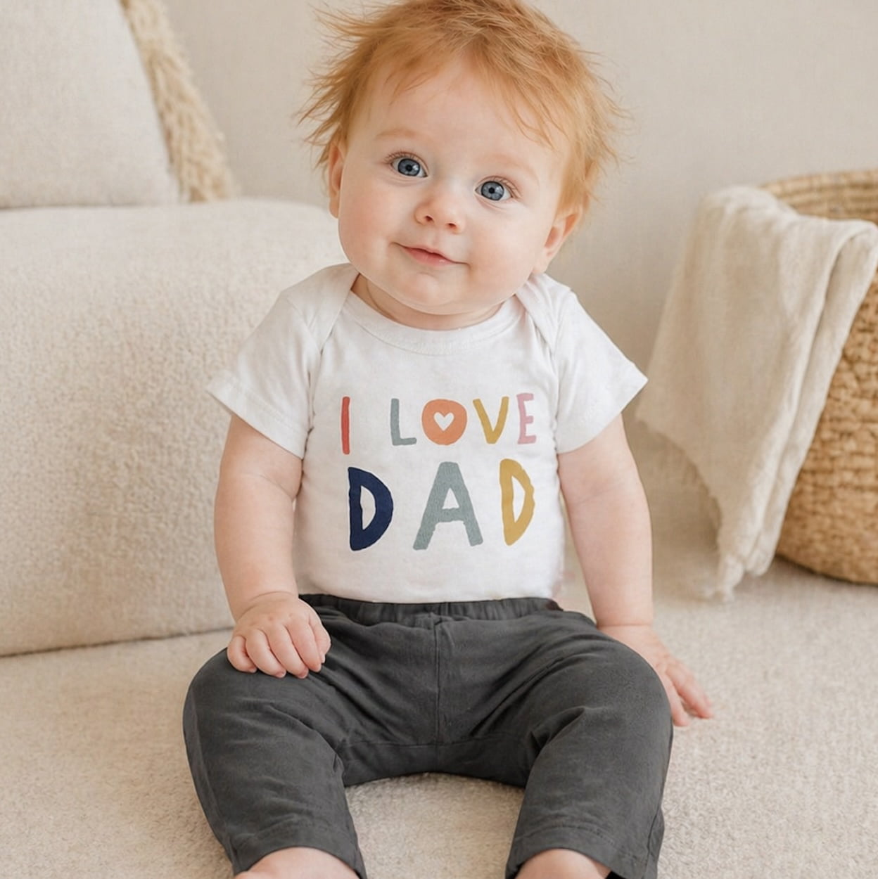 Baby comfy pant | slate finn + emma