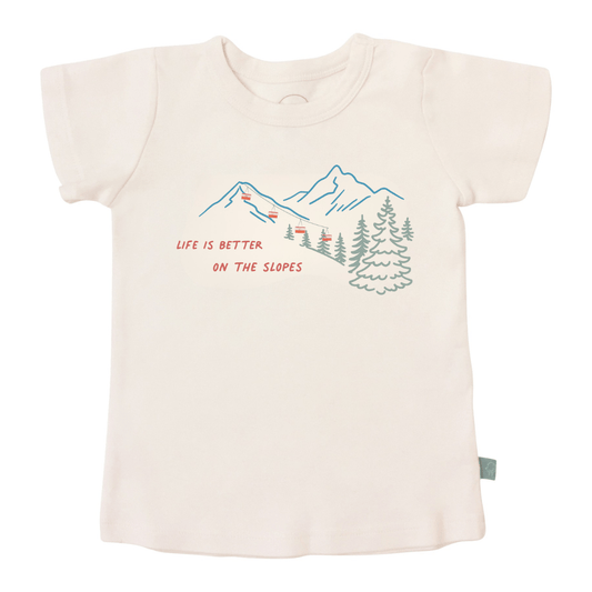 Baby graphic tee | on the slopes finn + emma