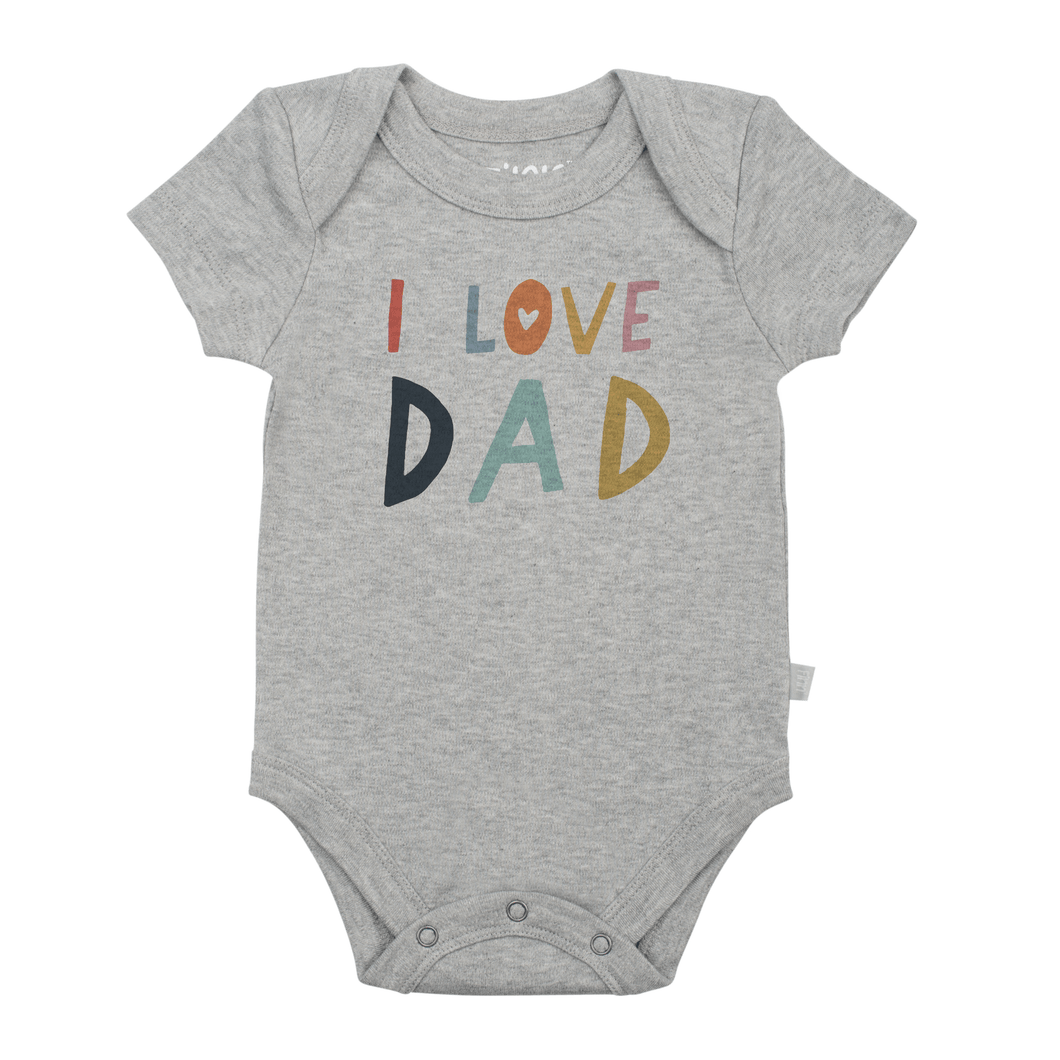 Baby graphic bodysuit | love dad heather finn + emma