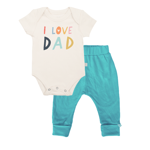 Baby gift set | love dad vintage finn + emma