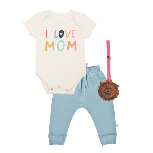 Baby gift set | love mom 3pc finn + emma