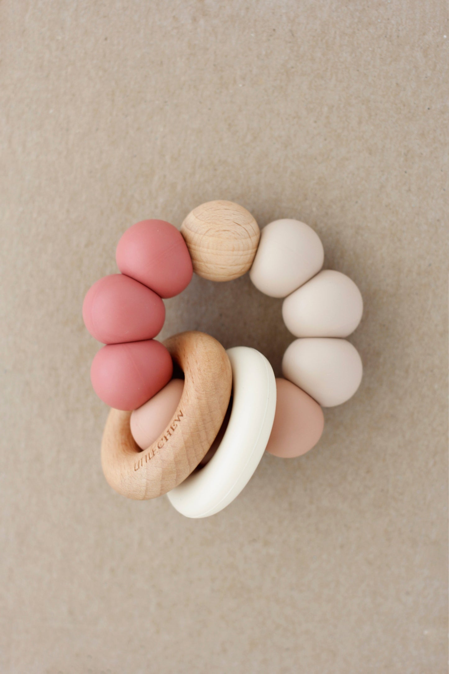 Baby Teether  - Roy | Maroon littleCHEW