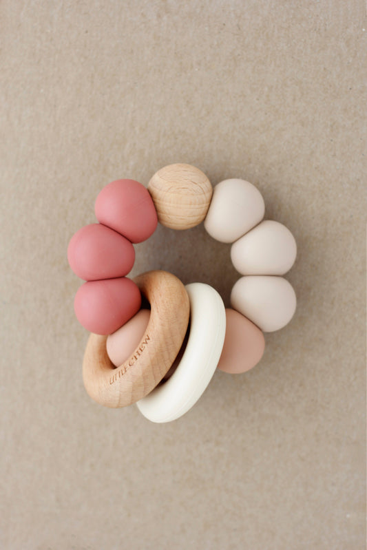 Baby Teether  - Roy | Maroon littleCHEW