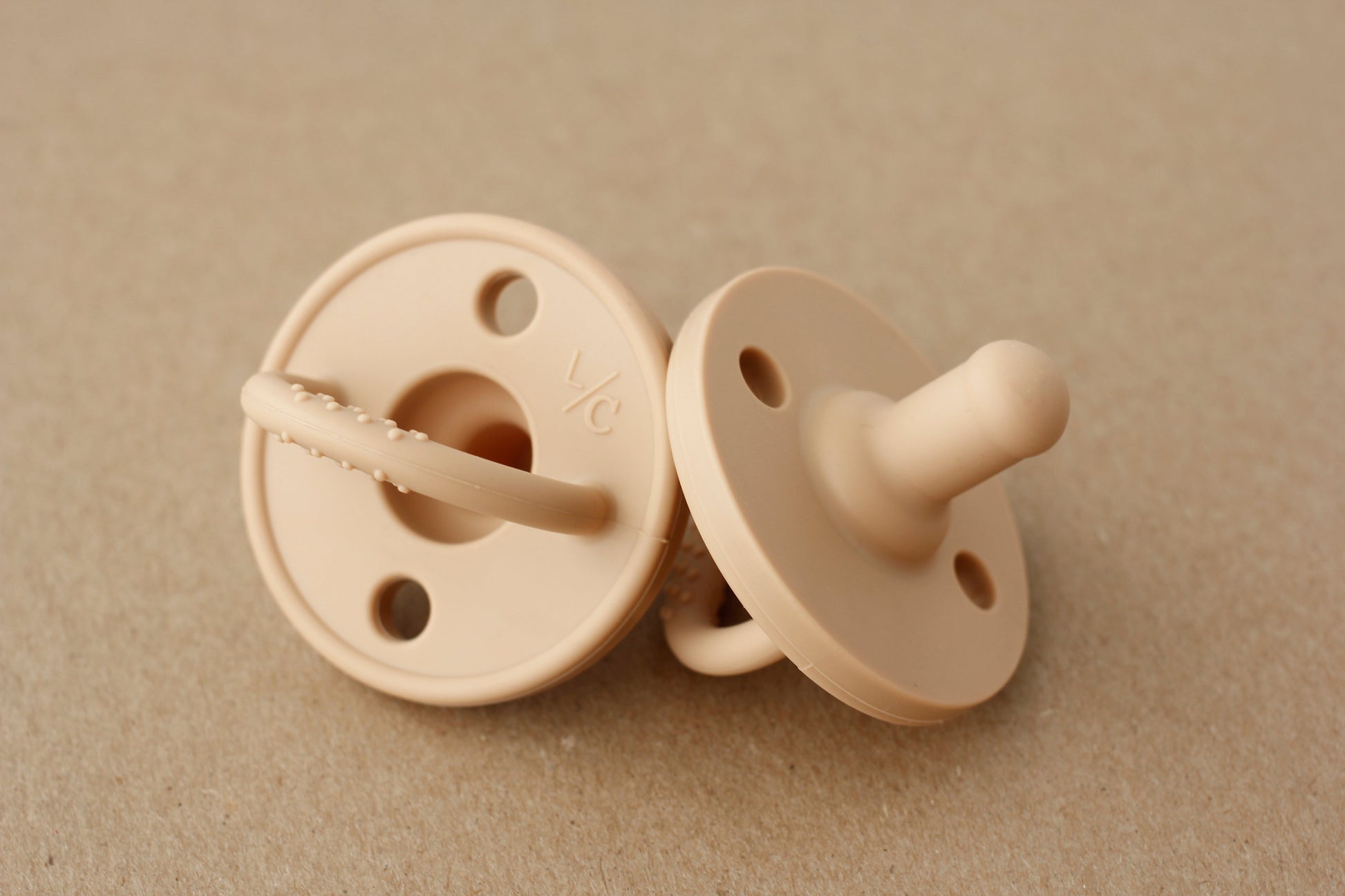 Baby Silicone Pacifier | Camel littleCHEW