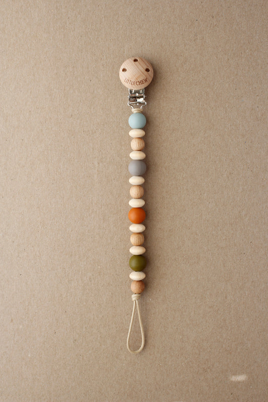 Baby Pacifier Clip - Amor | Forest littleCHEW