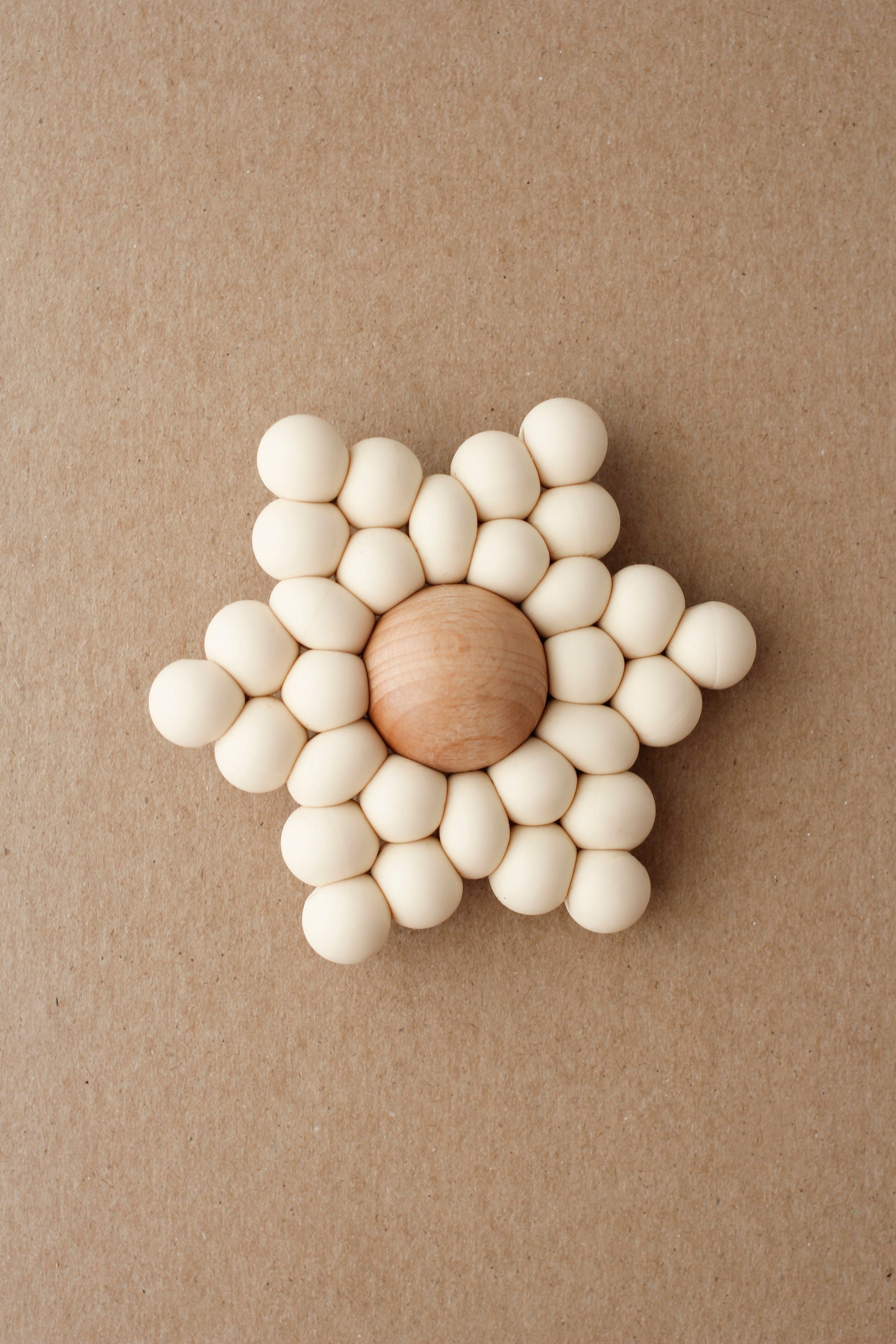 Baby Star Teether - Cream littleCHEW