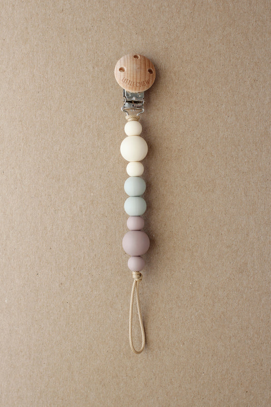 Baby Pacifier Clip - Kira | Dusty littleCHEW