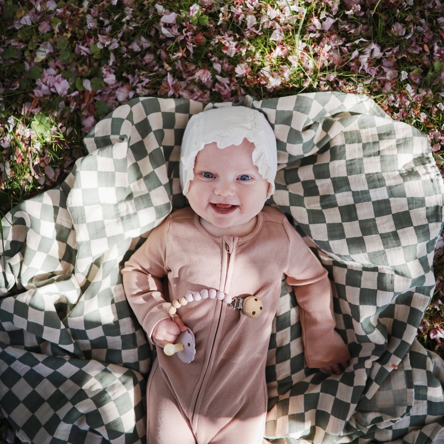 Baby Organic Cotton Muslin Swaddle Blanket Mushie