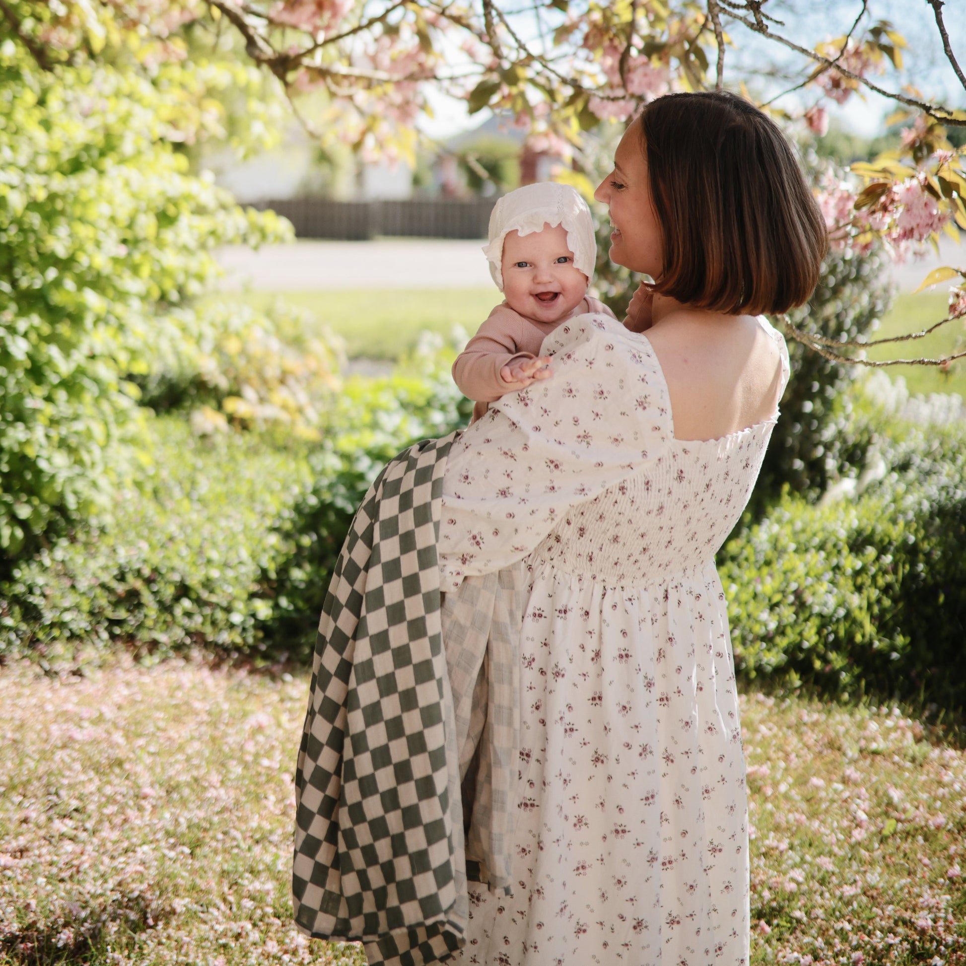 Baby Organic Cotton Muslin Swaddle Blanket Mushie
