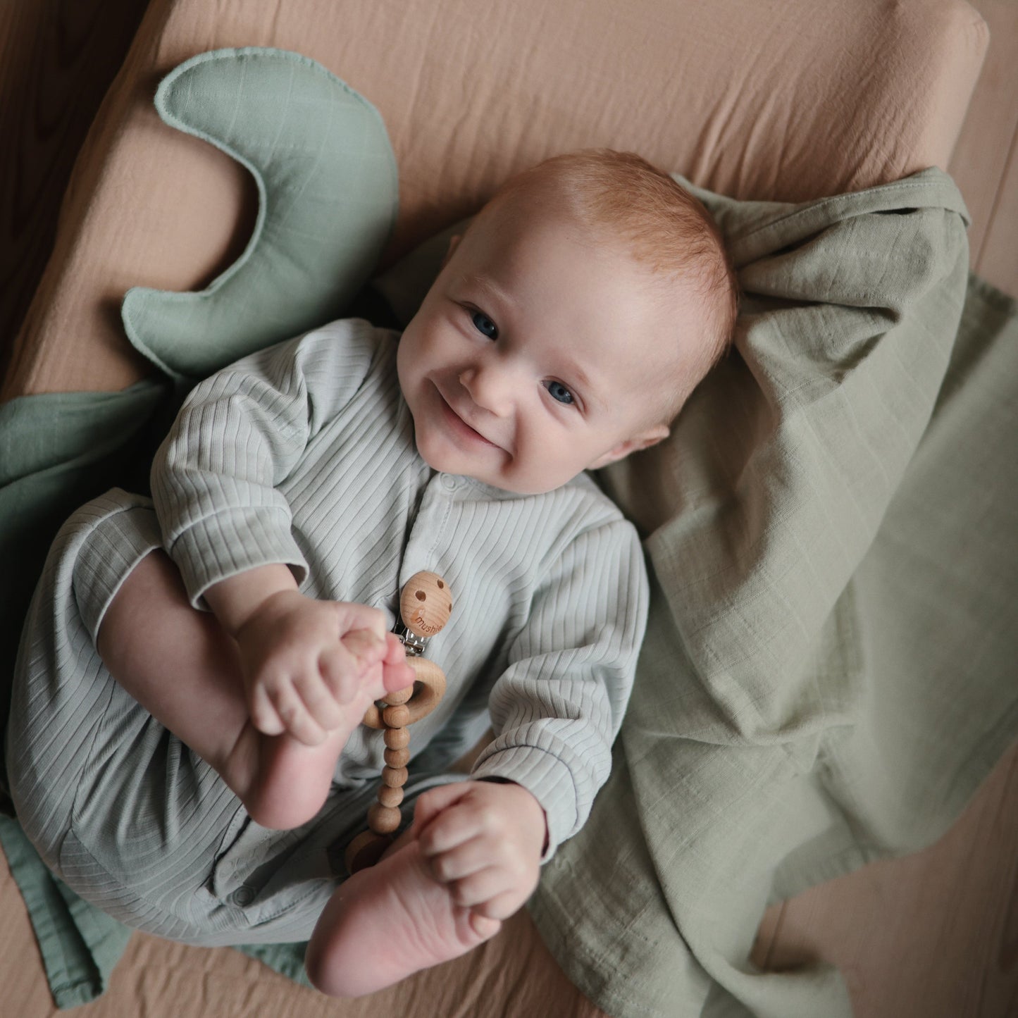 Baby Moon Lovey Blanket Mushie