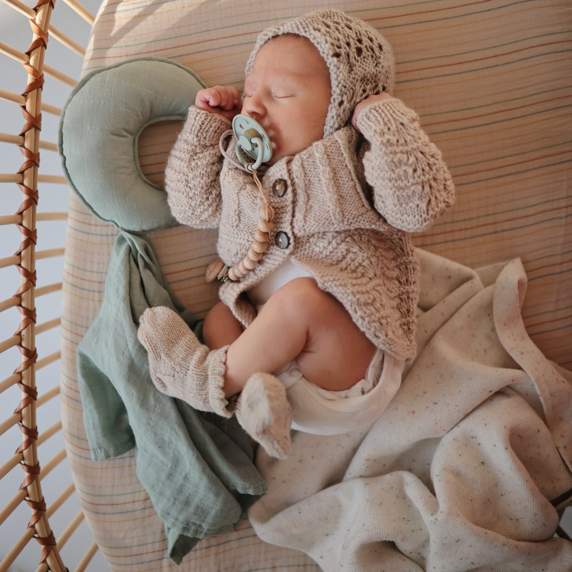 Baby Moon Lovey Blanket Mushie