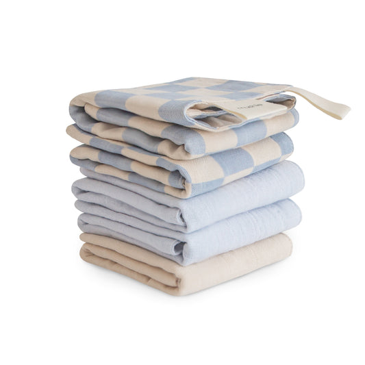Baby Muslin Cotton Washcloth Mushie