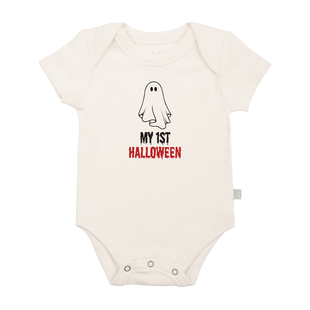 Baby graphic bodysuit | my first halloween ghost finn + emma