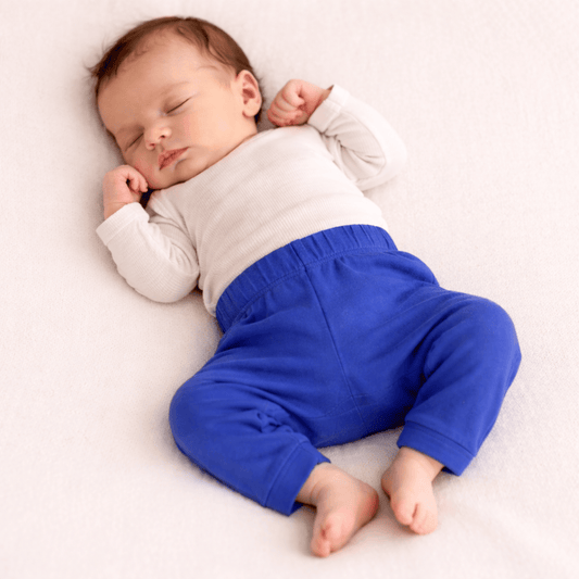Baby comfy pant | royal blue finn + emma