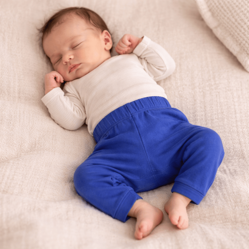 Baby comfy pant | royal blue finn + emma