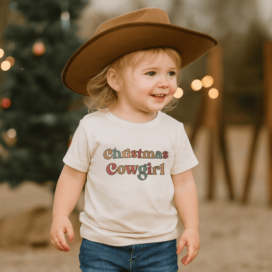 Baby graphic tee | christmas cowgirl finn + emma