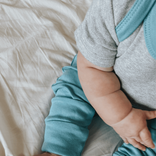 Baby colorblock gift set | vintage aqua finn + emma