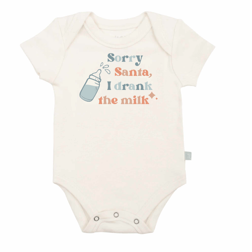 Baby graphic bodysuit | drank the milk finn + emma