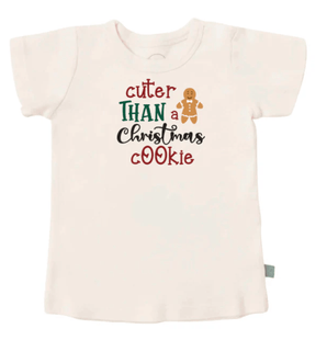 Baby graphic tee | christmas cookie finn + emma