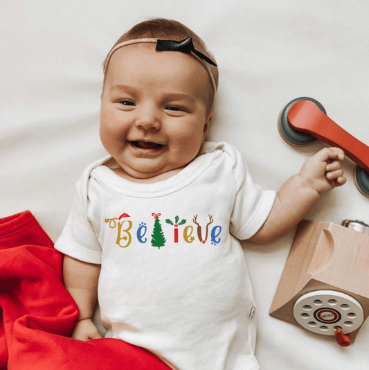 Baby graphic bodysuit | believe finn + emma
