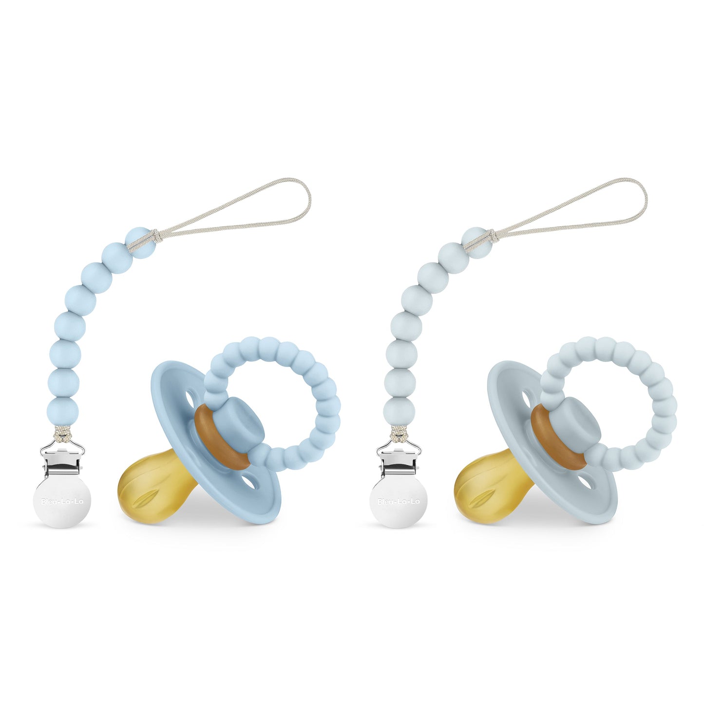 Baby Luladream Pacifier and Clip Sets Bleu La La