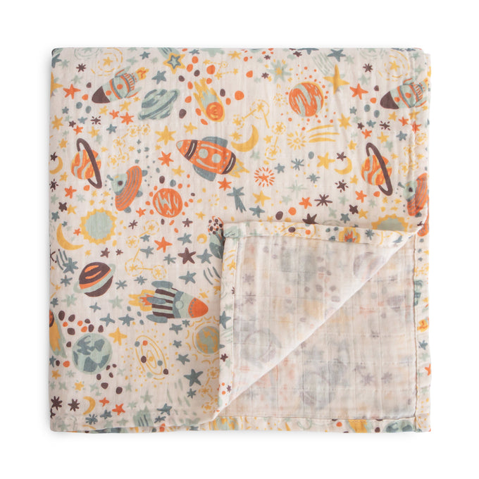 Baby Organic Cotton Muslin Swaddle Blanket Mushie