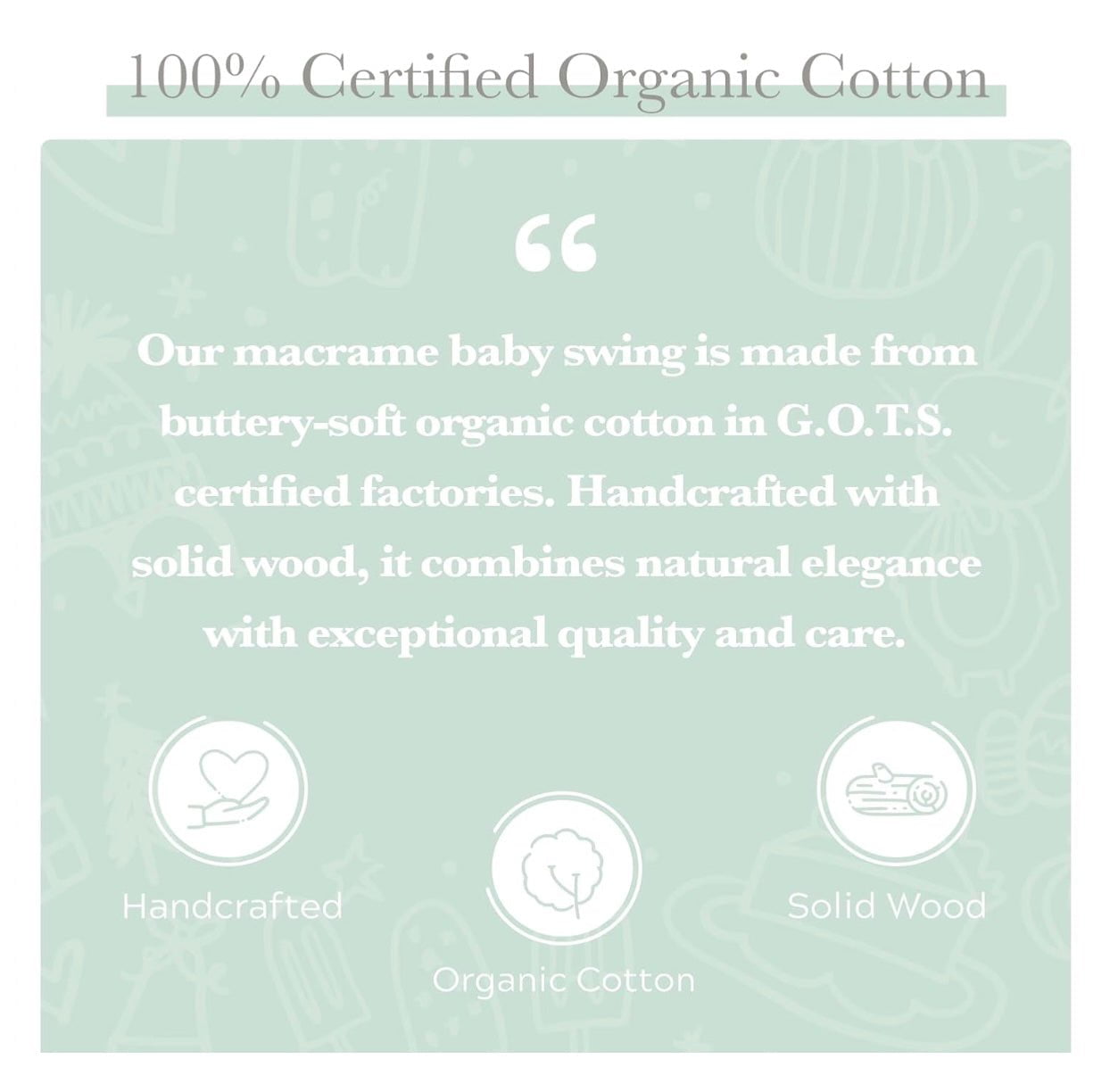 Baby Macrame Swing finn + emma