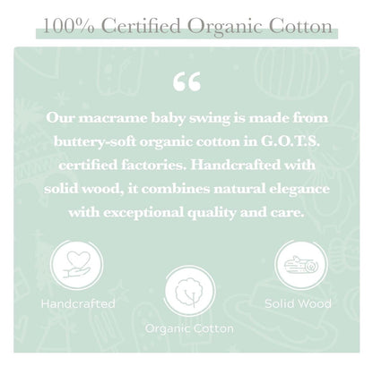 Baby Macrame Swing finn + emma