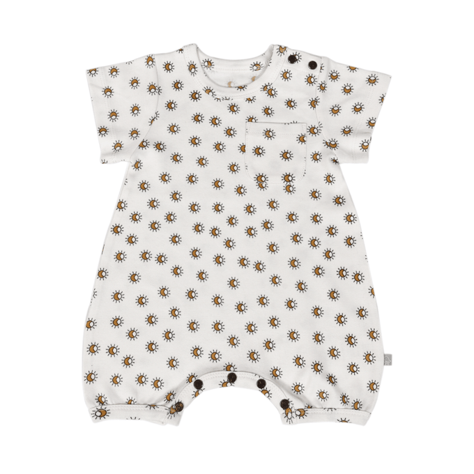 Baby short sleeve romper | sun finn + emma