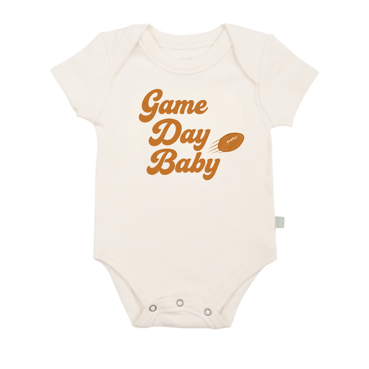 Baby graphic bodysuit | Game Day Baby finn + emma